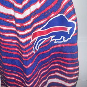 NWT Zubaz Style Zebra Pants Lounge large Football Tailgate Buffalo Bills.